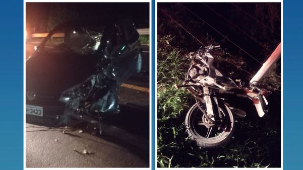 Veículos envolvidos no acidente que causou a morte de servidor