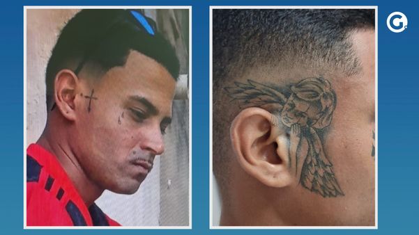 Vinícius Leal dos Santos mudou uma das tatuagens para fugir da polícia