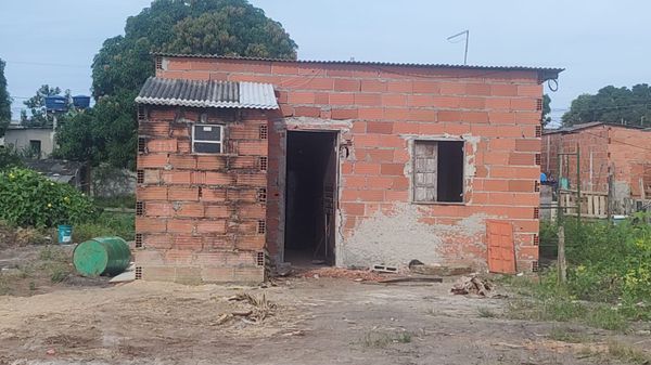 Casa onde a primeira vítima morava, em Sooretama