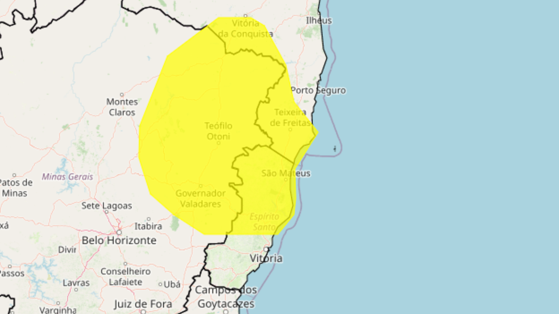 A Gazeta Es Recebe Novo Alerta Amarelo De Perigo Potencial Para Chuva