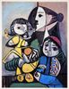 Mãe com crianças e laranjas, de Pablo Picasso