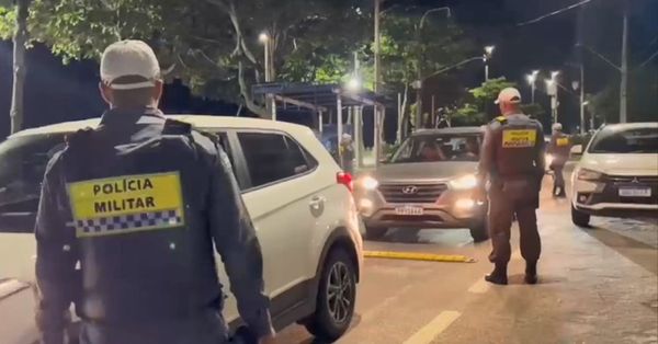Blitz da Polícia Militar em Vila Velha, na última sexta-feira (12)
