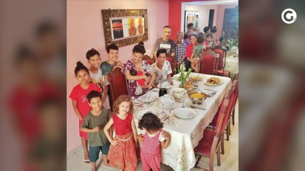 Família grande era um 