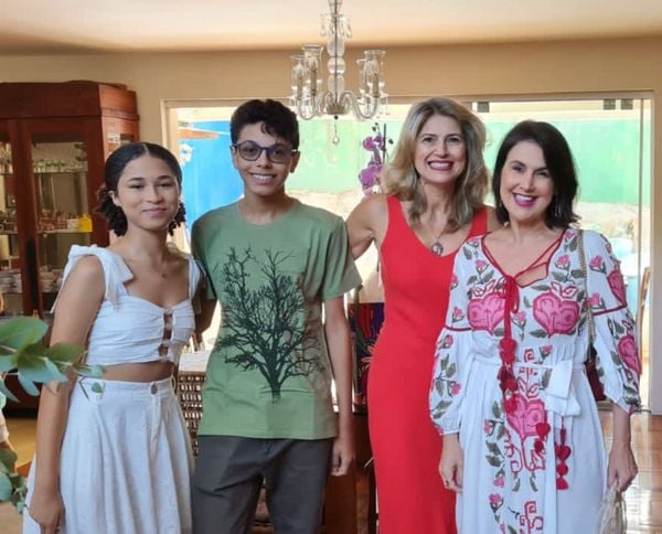 Chloe Lobato Henning, Ricardo Zanete Hees de Carvalho, Alcione Lobato e Renata Rasseli