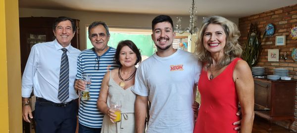 Ralph Lobato,  Romário Rondon Rubim, Izabel Cristina Albani,  Thiago Lobato e Alcione Lobato Henning