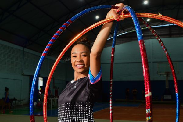 A ginasta capixaba Geovanna Santos por Fernando Madeira