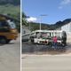 Imagem - Ônibus e carro pegam fogo após acidente com feridos em Ecoporanga