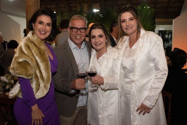 Renata Rasseli, André Hees, Karina Mazzini e Rúbia Galvão