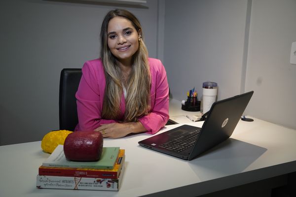 A nutricionista Caroline Ribeiro
