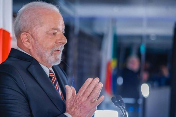 Luiz Inácio Lula da Silva (PT) durante entrevista coletiva após a participação na cúpula de líderes do G7, em Hiroshima, no Japão