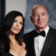 Laura Sanchez e Jeff Bezos para a festa pós Oscar, em 2023