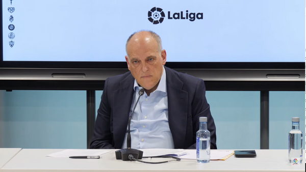 Javier Tebas, presidente da LaLiga, da Espanha