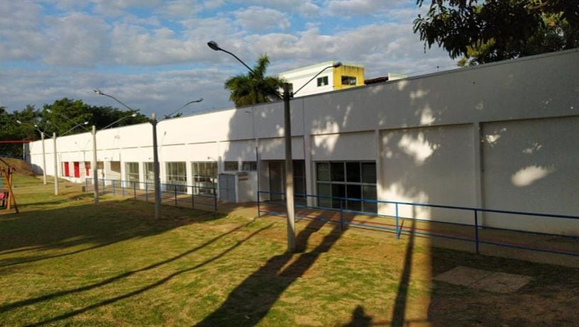 Área externa da Estação Cidadania de Vila Velha, no bairro Ilha das Flores