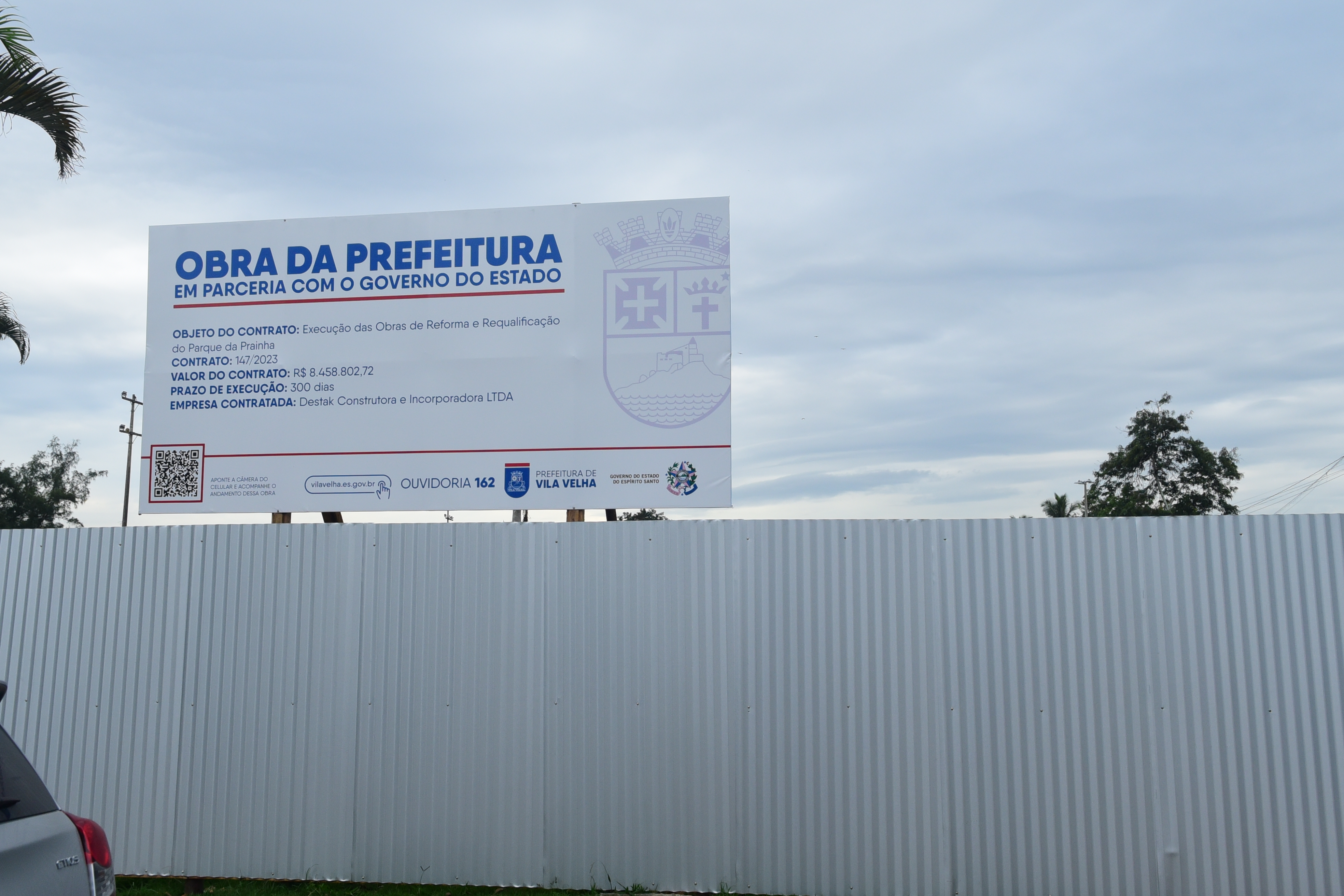 A Prefeitura de Vila Velha informou que 85% das obras já foram concluídas; saiba como ficará o local