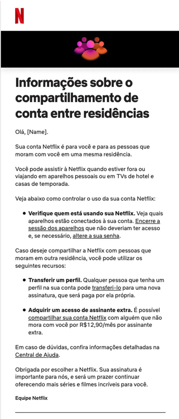 Procon Paraná notifica Netflix para apurar cobrança por compartilhamento de  senha » Âncora dos Fatos
