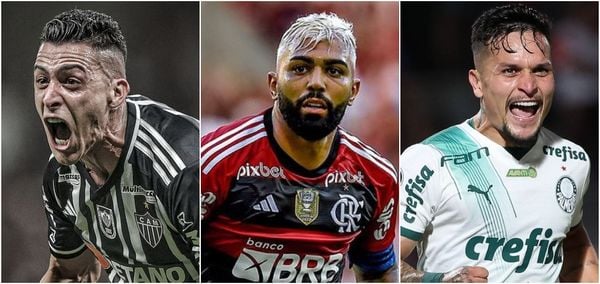 Atlético-MG, Flamengo e Palmeiras entraram como favoritos na Copa do Brasil, mas vivem cenários diferentes na competição
