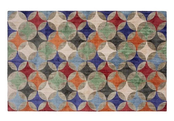 Criado pela renomada artista Neza Cesar, tapete Morgana Design Atos combina fibras de Tencel e Algodão por By Kamy/Divulgação