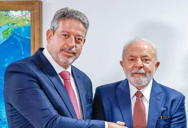 O presidente Lula e o presidente da Câmara, deputado Arthur Lira