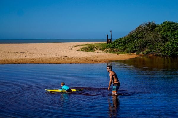Lagoa de Caraís no Parque Estadual Paulo César VInha