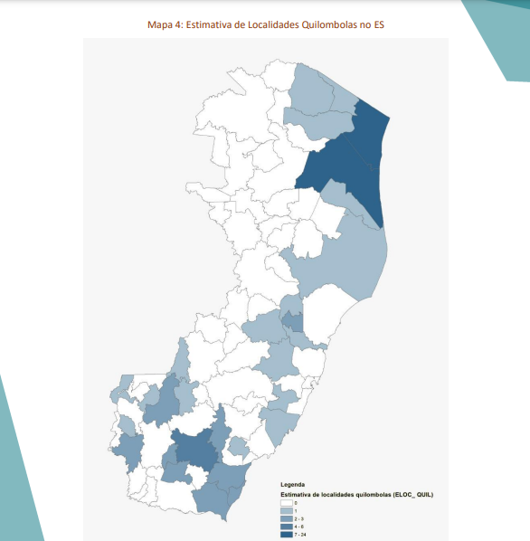 mapa quilombolas