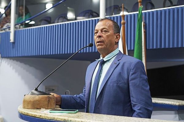O vereador Chico Hosken, durante sessão na Câmara de Vitória