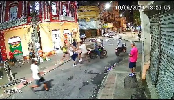 Discussão terminou em confusão generalizada no Centro de Vitória