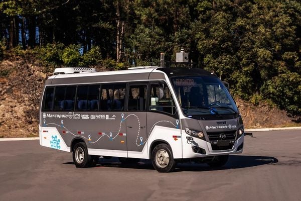 Ônibus autônomo da Marcopolo tem tecnologia desenvolvida por empresa capixaba
