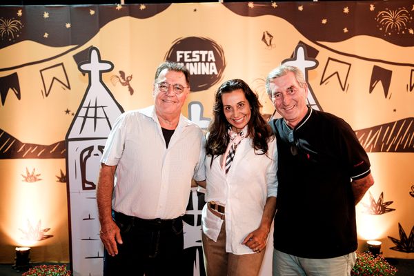 Sergio Rabello, Maria Emilia Souza e Manoel Porto 