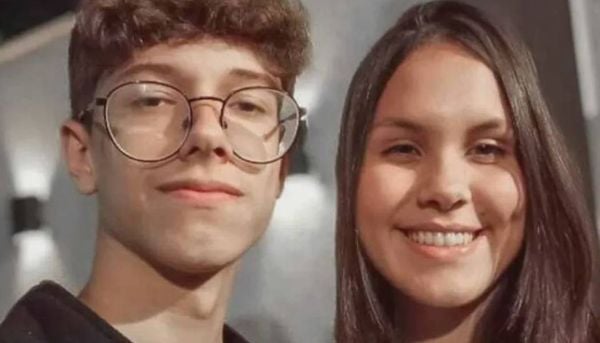 Luan Augusto da Silva, 16 anos, morreu nesta terça (20). A namorada dele,  Karoline Verri Alves, 17, morreu na escola