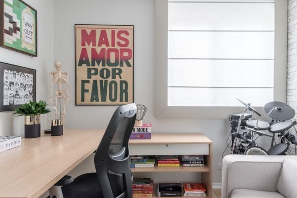 Cadeira gamer em home office – Spaço Interior