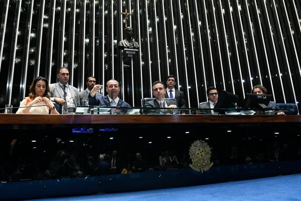 Plenário do Senado Federal durante sessão deliberativa ordinária.