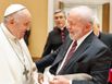 Presidente Lula e a primeira-dama Janja encontram-se com papa Francisco, no Vaticano(Ricardo Stuckert/PR)