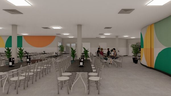 Projeção do novo Restaurante Popular de Vitória por Divulgação | Prefeitura de Vitória