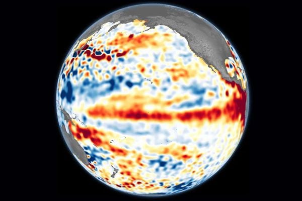 Imagem feita por satélite da NASA mostra formação do El Niño