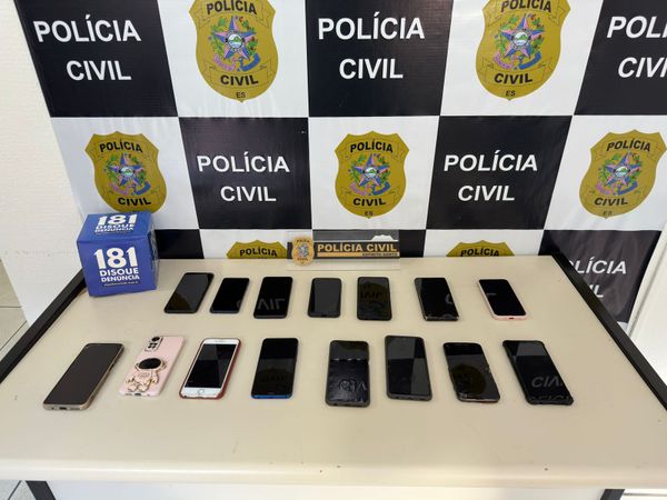 Mais de 25 celulares são recuperados pela Polícia Civil de Cachoeiro de Itapemirim