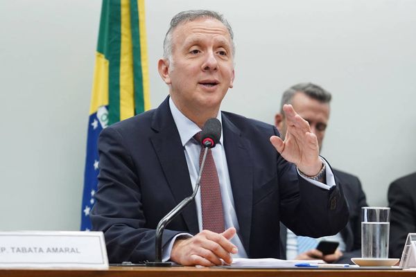 O relator da reforma tributária, deputado Aguinaldo Ribeiro (PP-PB), na apresentação das diretrizes da proposta