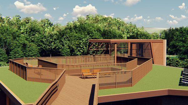  Projeção do Parque Costeiro na Praia de Camburi, em Vitória por Vale/Divulgação