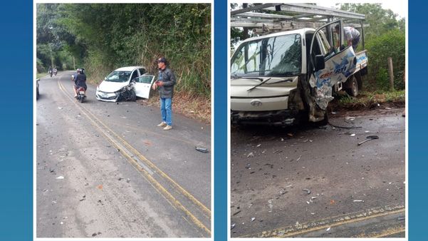 
Tres pessoas ficam feridas após acidente em Linhares