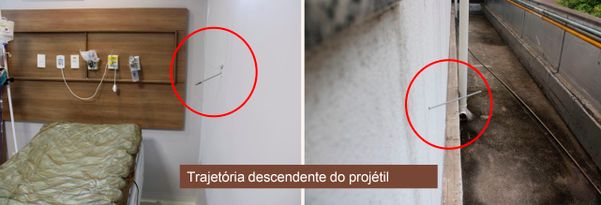 Imagens da perícia