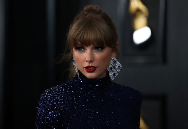 Taylor Swift para o 65º Grammy, em 2023