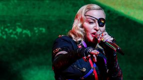 Madonna performando no show "2019 Pride Island" durante a parada LGBTQIAPN+ de Nova York