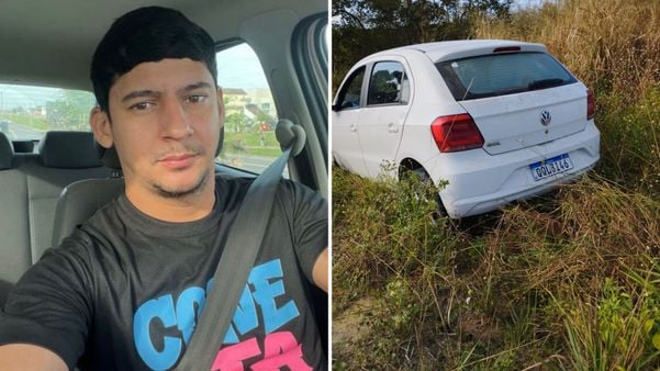 Joabson Feitosa da Silva desapareceu após sair de casa para fazer uma corrida. O carro dele foi encontrado abandonado 