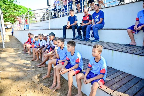 Inauguração da nova arena de futebol de areia, na Praia de Camburi, na altura de Jardim Camburi, em Vitória por André Sobral/PMV
