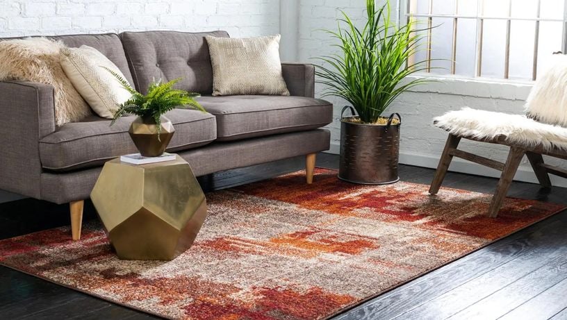 tapete, sala, decoração