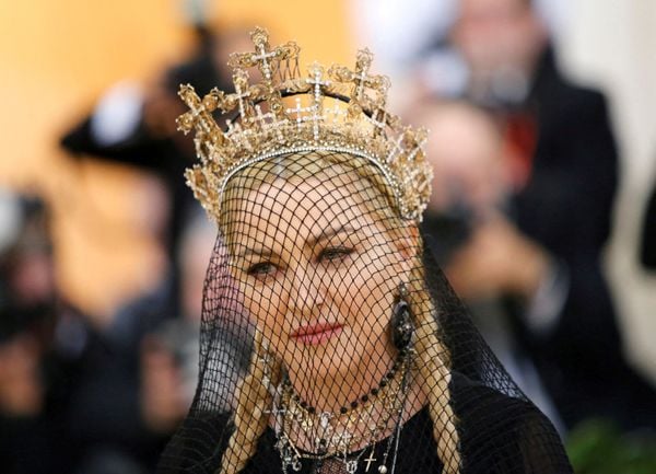 A cantora Madonna para o MET Gala 2018