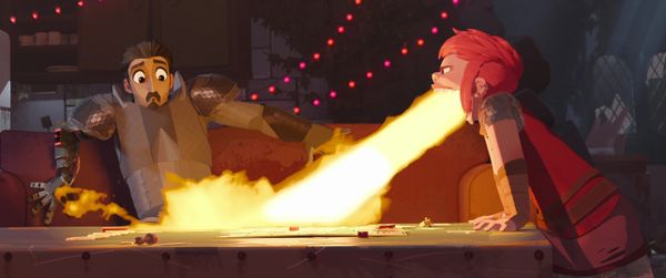 "Nimona", animação lançada pela Netflix. Crédito: Netflix/Divulgação