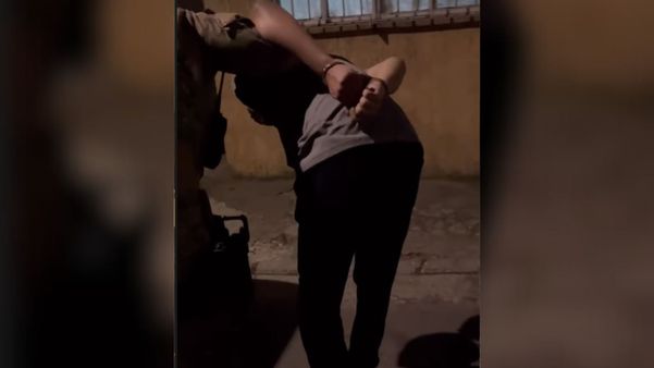 Momento em que suspeito é preso em SP