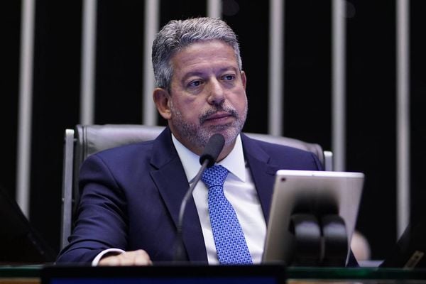 Presidente da Câmara dos Deputados, Arthur Lira, em sessão no plenário da Casa