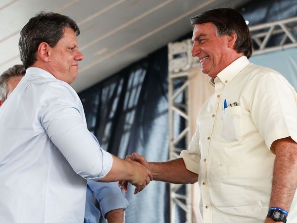 Tarcísio de Freitas e Jair Bolsonaro