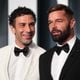 Ricky Martin e Jwan Yosef para a 94ª Vanity Fair Oscar, em 2022